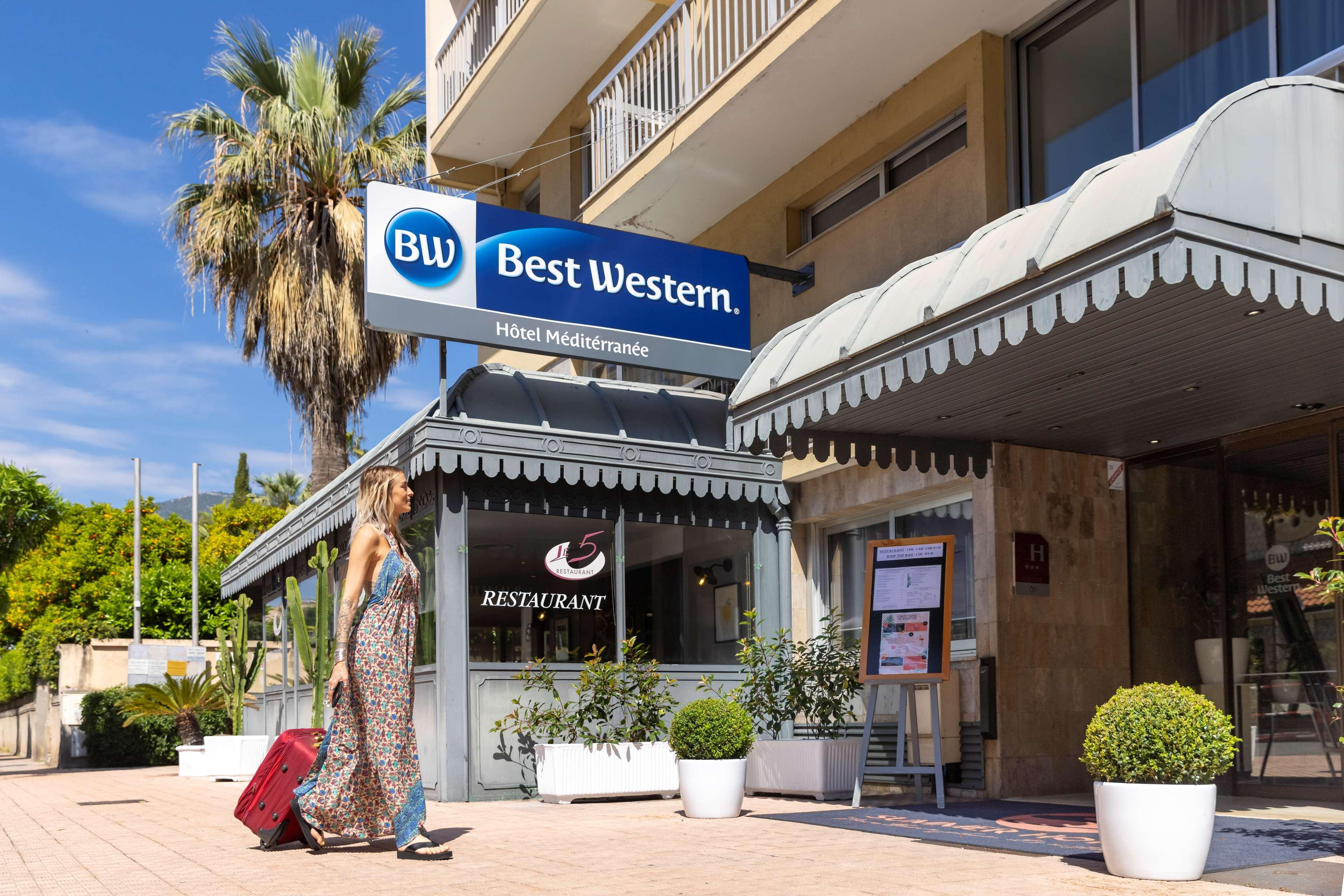 Best Western Hotel Mediterranee Menton Exteriér fotografie